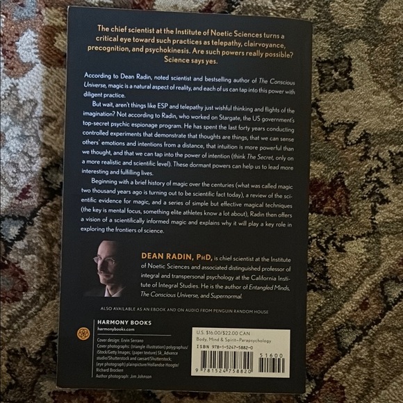 Real Magic Coffee Table Book Paperback by Dean Radin - Picture 2 of 3